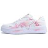 Li Ning Floating Boat Slip Resistant Abrasion Resistant Low Top Skateboard Shoes Women's Pink White AGCS420-6(Team1024-S-BOX)