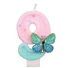 Butterfly Number Birthday Candle Cake Party Decoration Birthday Handmade Candle 0-9