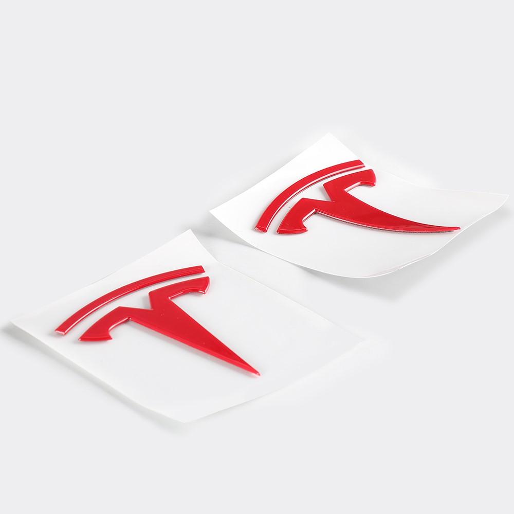 ANA1 3D ABS Car Front Head Hood Emblem Rear Trunk Badge Sticker For Tesla Model 3 Model Y Replacement Decoration Decals Accessories
