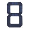 12cm/4.7in Solar House Numbers for Outside 1000mah Light Up LED Address Numbers IP65 Waterproof Illuminated Modern Address Sign with Dusk to Dawn
