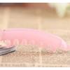 10cm Pony Hair Clip for Women and Girls Fashion Banana Clip Barrettes Black and Pink Solid Color Plastic Hairpins High Quality