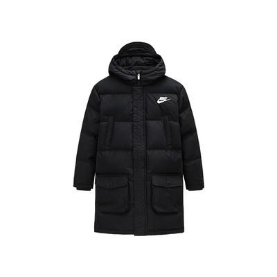 Swoosh Σειρά Ηλιοστασίου Μπουφάν με Κουκούλα Ζεστό Άνετο Καθημερινό Παιδικά μπουφάν Μαύρο NY2342002GS-001