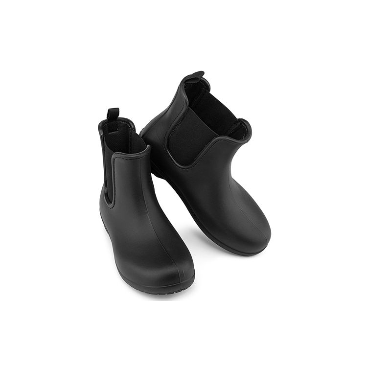 Crocs Trendy Versatile Casual Short Boots Women Boots Black 204630-060
