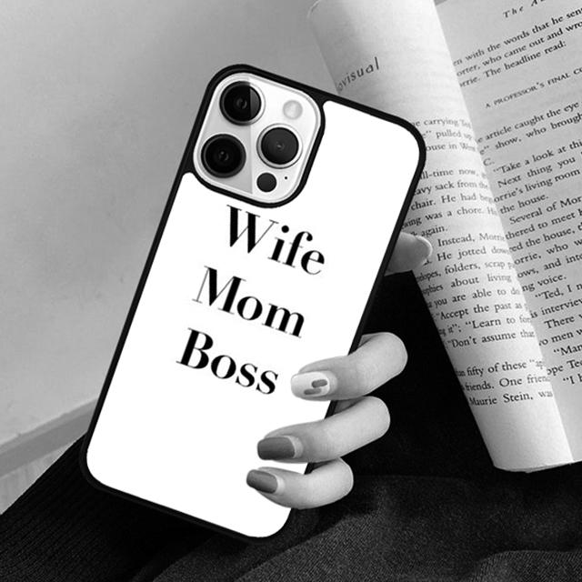 Wife Mamma Boss Phone Case Cover For iPhone 17 Air 16 15 14 Plus for Apple 16 11 12 13 Pro Max Coque