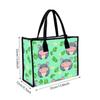 Cute Hippo Pattern Shoulder Bag Casual Large Capacity Daily Tote Bag