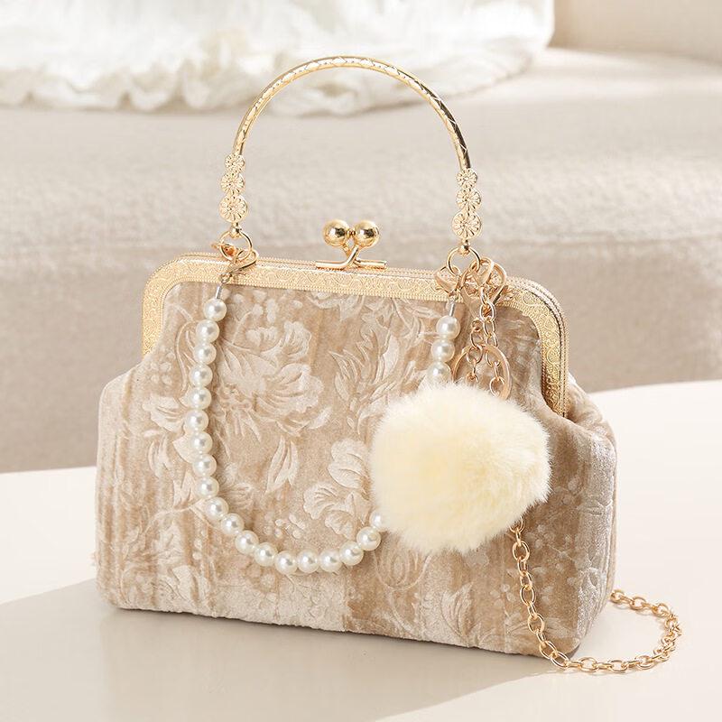 

OGAR New Chinese Style Plush Shoulder Bag Medium