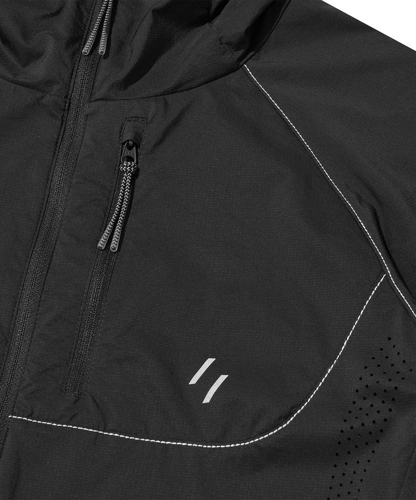 Welter Experiment Airback Pertex Light Windbreaker Jacket_Black