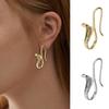 Elegant Punk Inspired Snake Earrings with Detailing Comfortable Earrings Suitable for Adding Edge to Various Outfits
