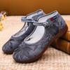 Women's Retro Embroidered Shoes, Single Shoes with Soft Soles, Cloth Shoes