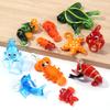 Animal Lampwork Beads Cartoon Dolphin Frog Shrimp Fish Glass Sea Animals Charms For DIY Jewelry Making Bracelet Pendant Keychain
