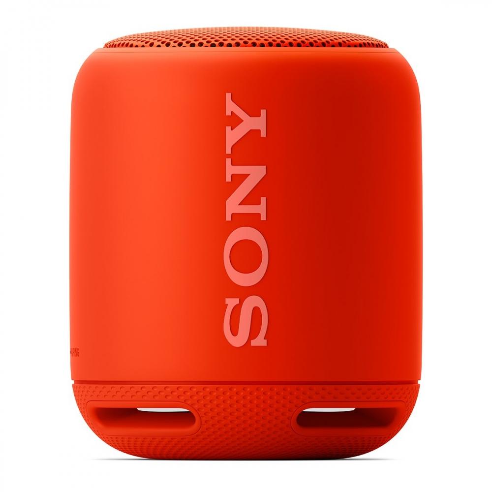 Sony Bezdrátový přenosný reproduktor Heavy Bass Model SRS-XB10: Vodotěsný kompatibilní s Bluetooth oranžově červený SRS-XB10 R