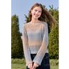 Betu Women's Gradient Hollow Knit Sweater