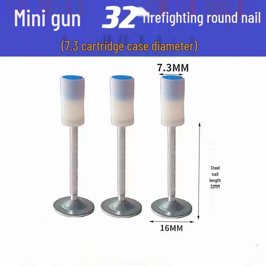 Compact Multi-Function Nail Gun with Integrated Fasteners