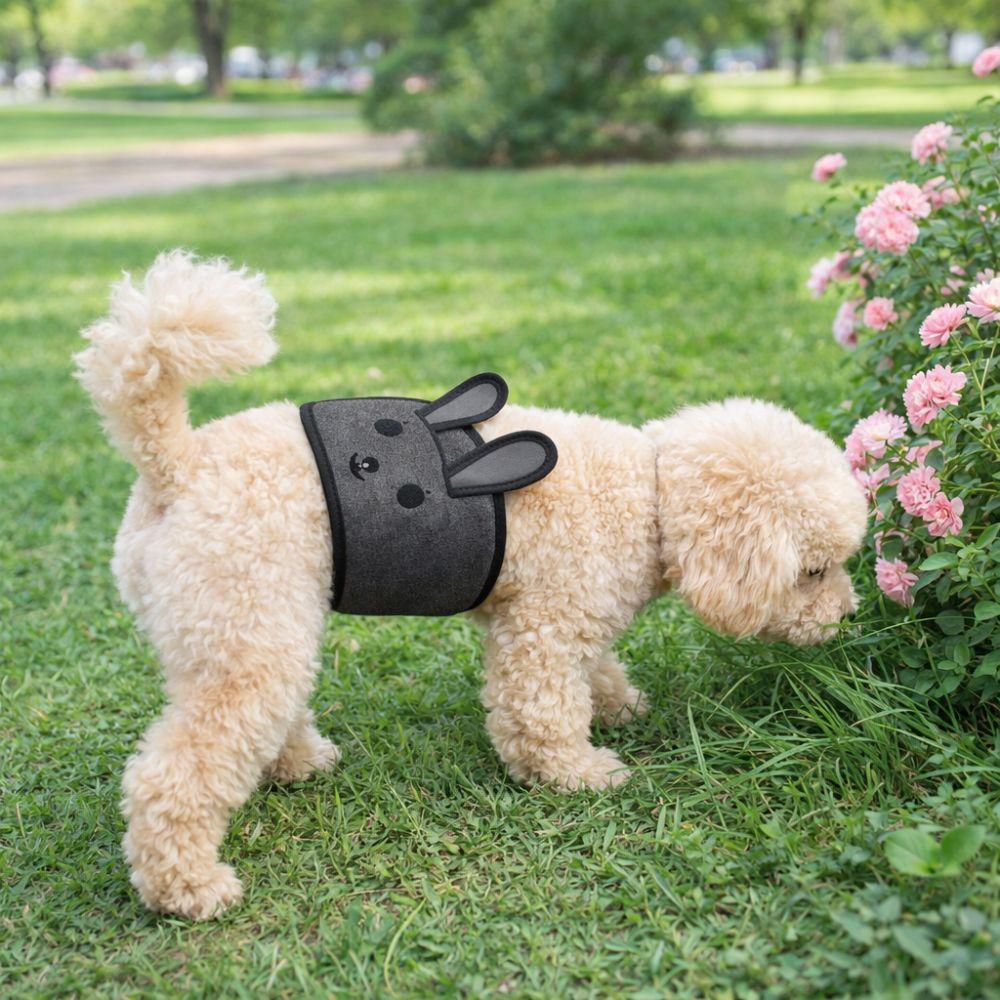 Adjustable Dog Physiological Pants Washable Keep Warm Pet Underwear Reusable Thickened Pet Diaper Pants Female Dog