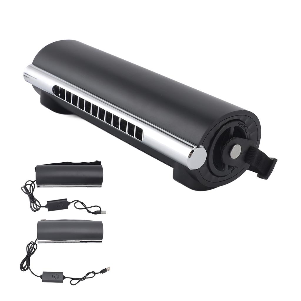 USB Car Seat Fan 3 Wind Speeds Powerful Recirculating  Low Noise Car Cooling Fan for Backseat SUV