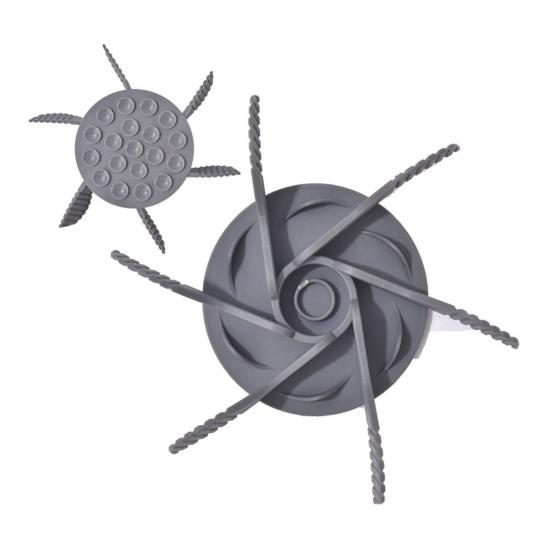 Slow Feeder-Hundenäpfe-Einsatz mit Saugnäpfen, zuschneidbares Anti-Erstickungs-Puzzle aus Silikon, Slow Feeder-Einsatz für normale und erhöhte Hundenäpfe