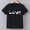 Cute Cats Graphic Print Childrens Clothing Summer Girls Kawaii Fashion Funny Tops Kids Colorful Crew Neck Short Sleeve Tshirts
