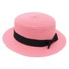 Sweet Straw Hat Cloth With Sun Hat Fairy Wind Bucket Hat Flat Top Cool Hat Panama Hat Cute