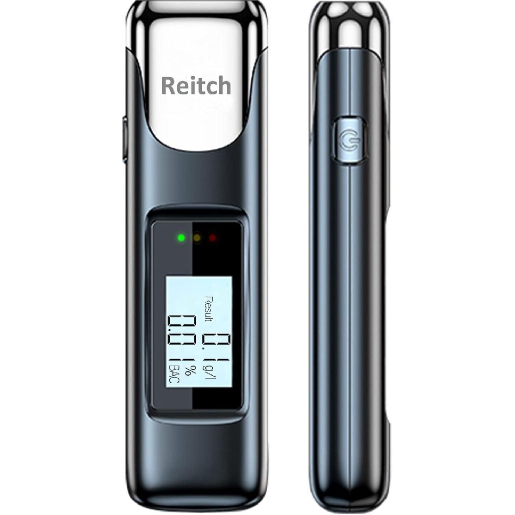 C10 Breathalyzer, Professional-Grade Accuracy, Rechargeable, Portable Breath Alcohol Tester for Personal & Professional Use