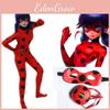 Ladybug Costume Cosplay Kids Adult Jumpsuit Outfits Halloween Christmas Party