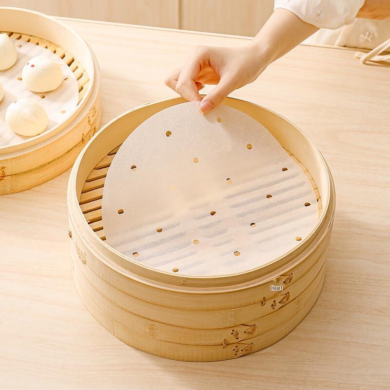 Round Non-stick Steamer Paper Liners