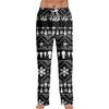 Anime Pajama Pants Sleepwear Casual Drawstring Elastic Waist Pants Comfy Straight Yoga Loose Trousers