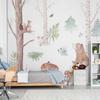 Wallpaper - Subtle Illustration With Forest Animals