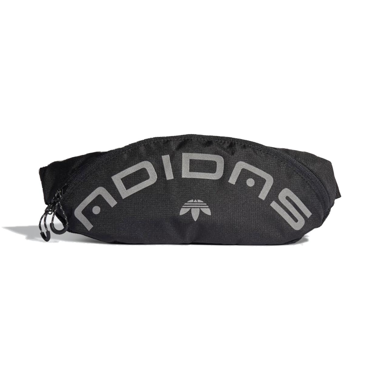 

New Adidas Originals Polyester Sling Bags Shoulder Bags Fanny Pack Men s Black H34646 30.0*11.9*11.9CM