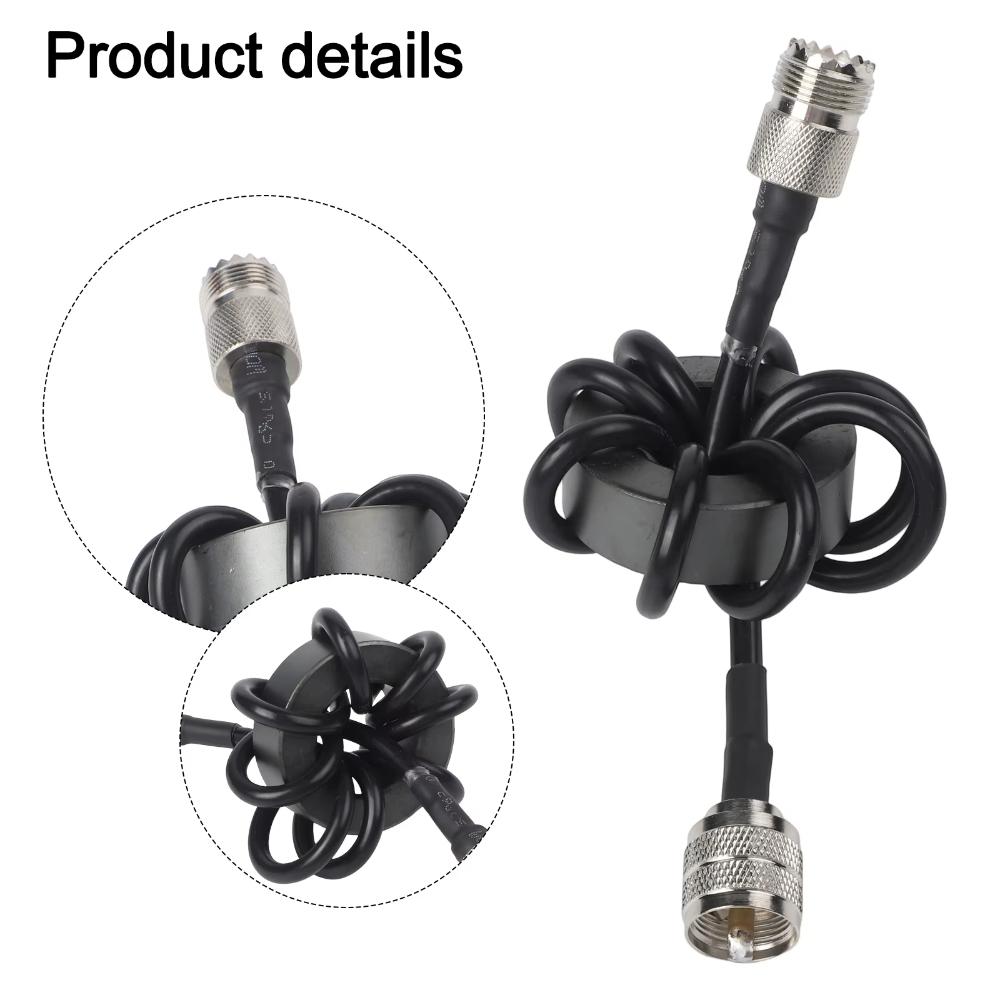 Shortwave Choke Coil Magnetic Ring EM-25 EM-43 HF Radio Accessory 200W 1000W Noise Suppression Electromagnetic Interference