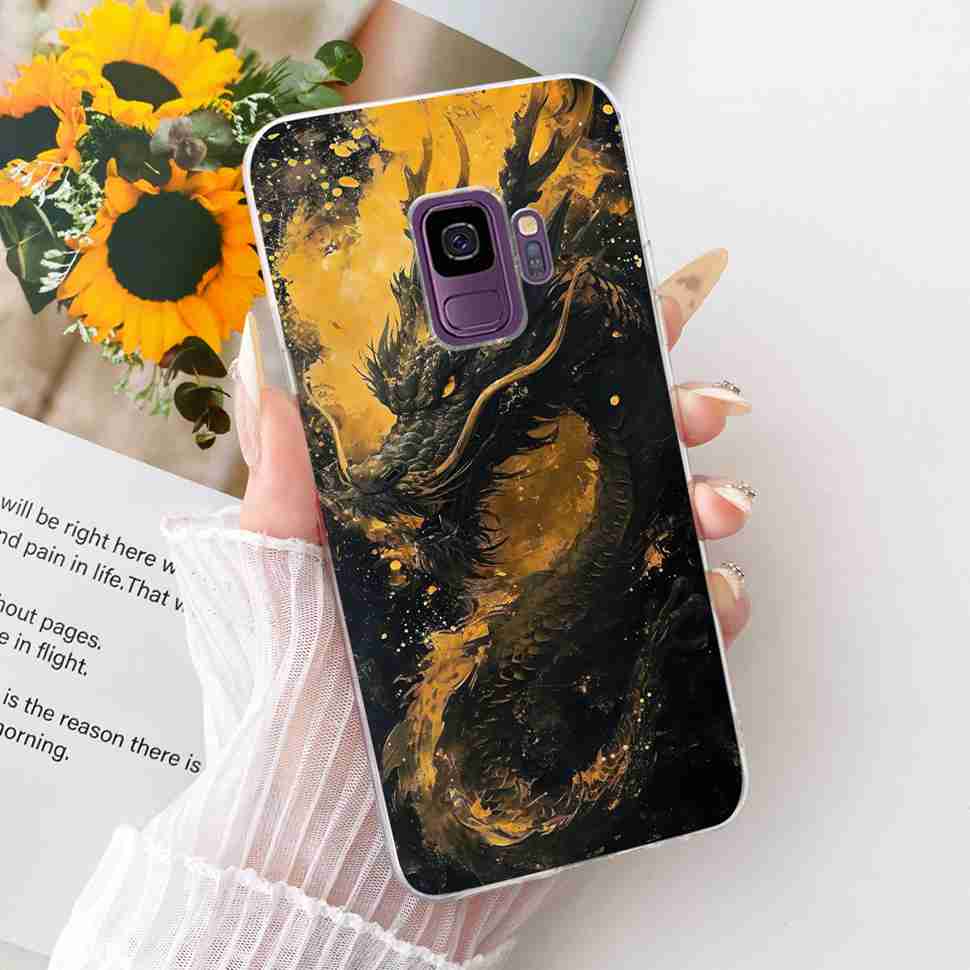 Protective Cases For Samsung Galaxy S9 Plus Soft Silicone Back Cover For Samsung S9Plus S9+ Summer Fresh Butterfly Shell Capa