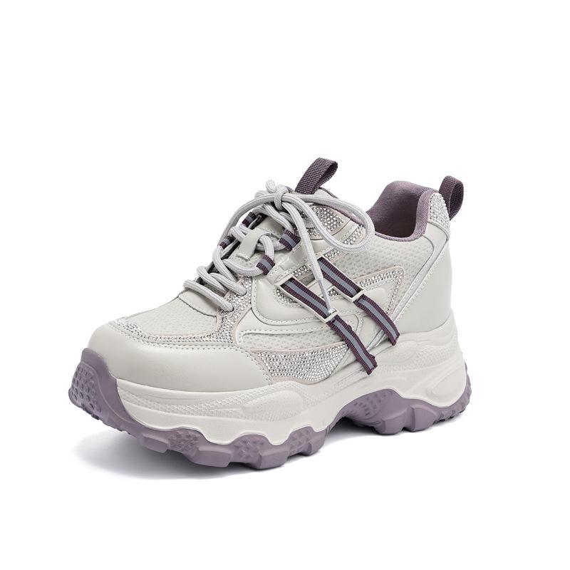 Height-increasing Dad Shoes 2026 Spring Versatile Thick-soled Small Light Shoes Casual Sports Super Soft