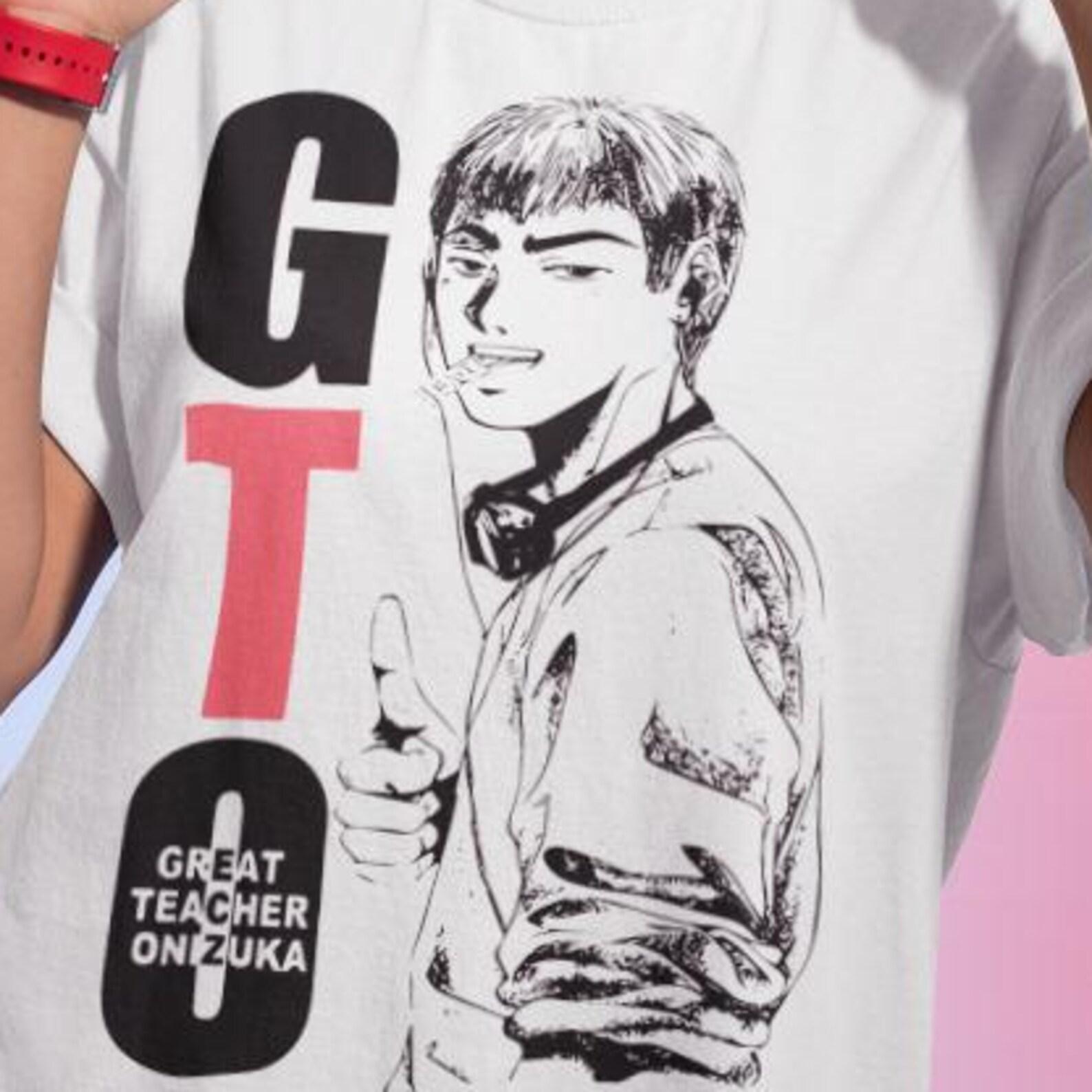 Great Teacher Onizuka T-Shirt,Onizuka shirt,Teacher Shirt,Eikichi Onizuka,funny shirt,Great Teacher 2XL