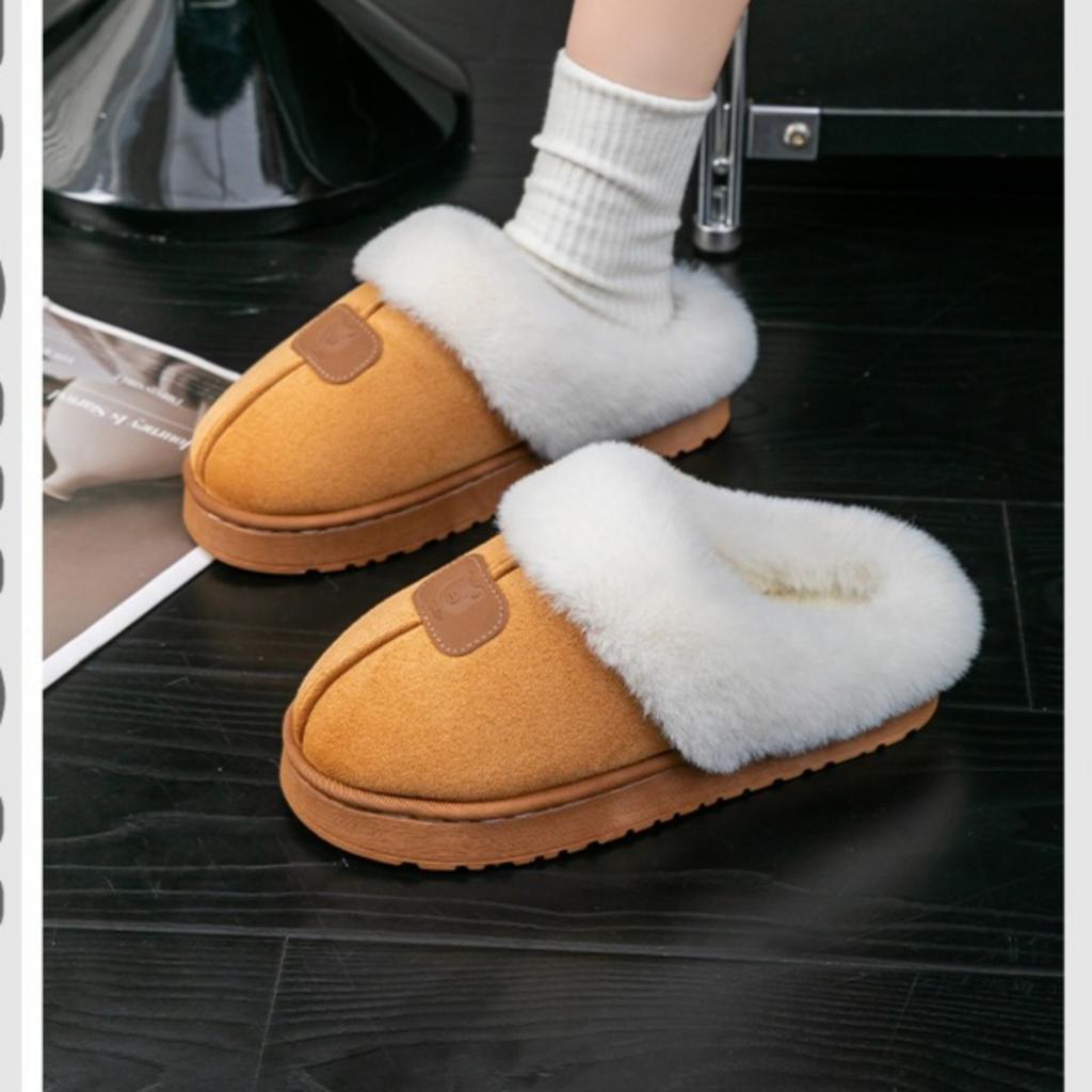 Männer und Frauen, Schuhe mit dicker Sohle, Plüschschuhe, Rutschfeste Schuhe, Innen- und Hausschuhe, Atmungsaktive Schuhe, Warme Schuhe