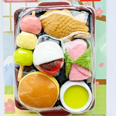 Iwako Japanese Sweets Eraser Set Wagashi Fake Food Kawaii Japan