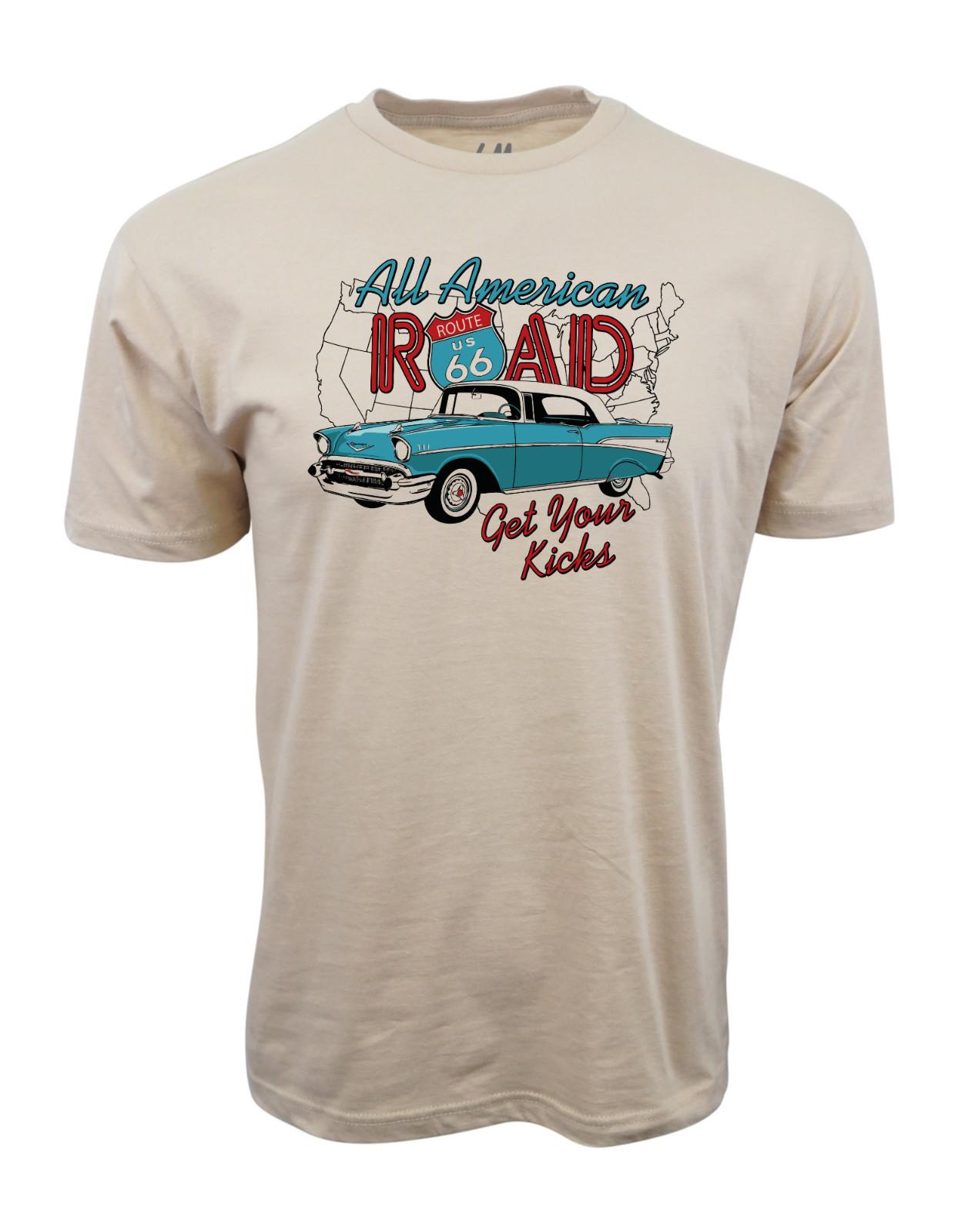 All American Road Trip Route 66 Graphic T shirt M