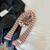 Women Skinny Scarf Thin Choker Knit Belt Long Tie Scarf Bag Handle Wrap