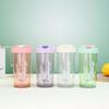 Compact Tea Infuser Straw Cup - Portable Plastic Cup with Water Separation for Students and Girls