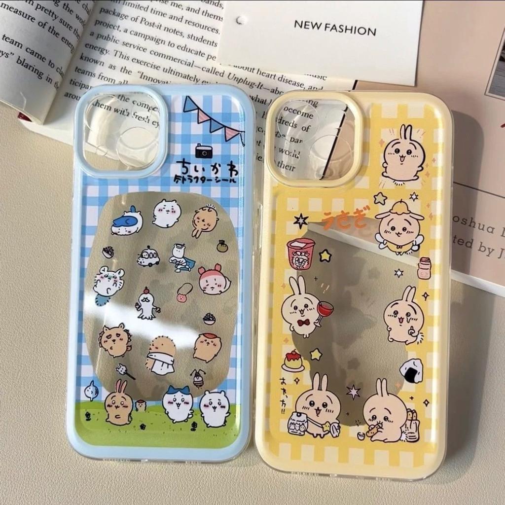 Cartoon Kariert Usaqi Geeignet für Apple 16 Handyhülle IPhone 15 Schutzhülle 14 Hochtransparent Weiche Hülle 13tpu