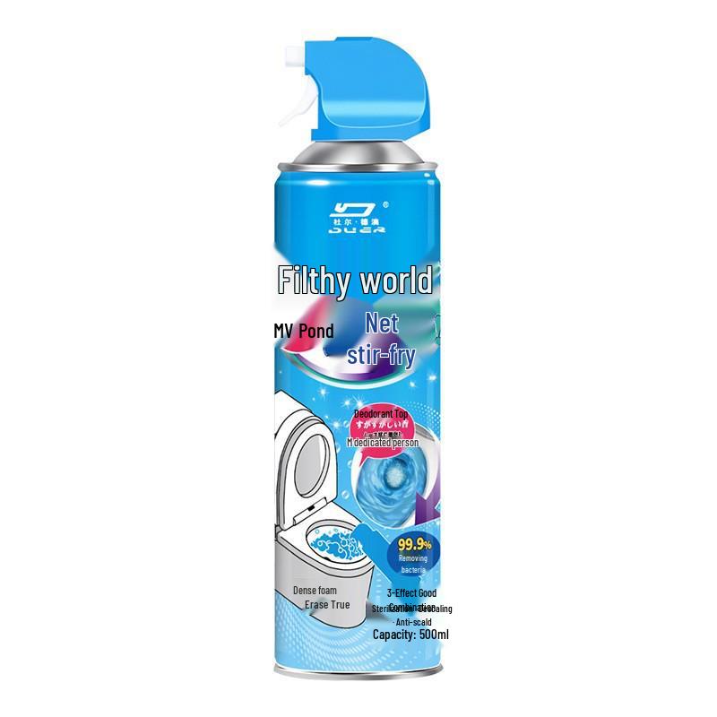 Toilet Cleaner Mousse: Powerful Stain Removal, Fragrant Descaling, Antibacterial Deodorizing Foam.