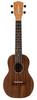 VOX Concert Made In Gear Carry Bag Olive Walnut Ukulele, Japan, Built-in Preamp, Pegs, Included, VUP-33-COW