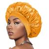 Women's wide-brimmed high-elastic hat satin nightcap hair shower cap high-end material satin hair cap