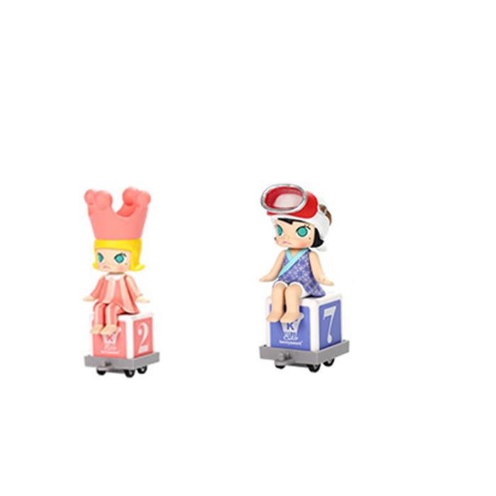 POP MART Molly Happy Train Big Party Collection Mystery Boxes, Single Mystery Box