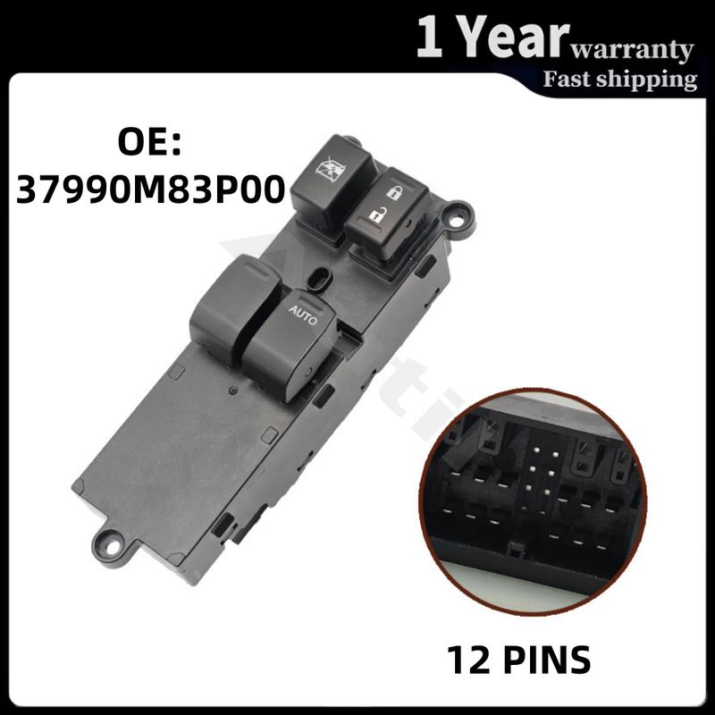 37990M83P00 RHD Power Window Master Switch Electric Glass Lifter Button for Suzuki Celerio Ertiga Swift Dzire 2014-