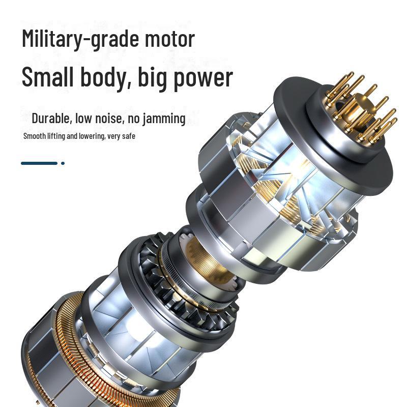 Concealed Ceiling Electric Lifting Projector Screen - High-Definition Pull-Wire Design