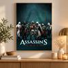 Sada na diamantové malování Assassin's Creed 5D plný vrták DIY diamantová mozaika Nástěnná malba Domácí dekorace