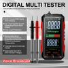 Voice Broadcast Digital Multimeter 6000 Counts Auto-ranging DMM Multi Tester Easy To Read with Carry Case for Continuity Diode N