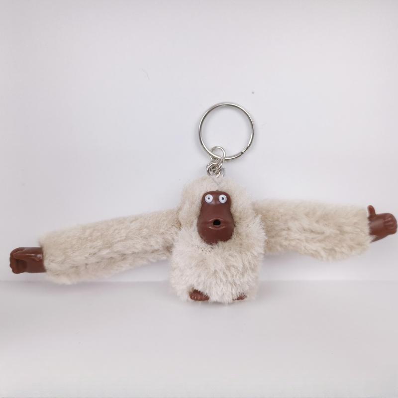 Cute Long-Tailed Monkey Key Chain Cartoon Cute Monkey Keychain Plush Toy Doll Bag Accessories Gift For Children