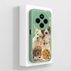Per Custodia Telefono POCO C75 Carino Cuore Gatto Morbido Silicone Liquido Cover Posteriore Per Xiaomi Poco C 75 Protezione Completa Anti Caduta Funda Capa