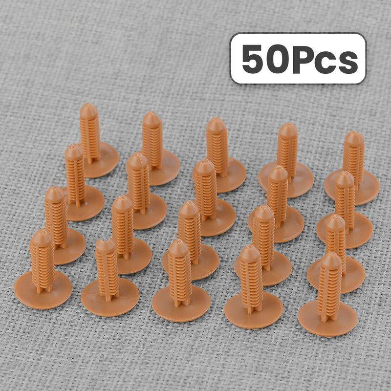 

XW7Z-6302354-AA6 50pcs/set Roof Lining Headliner Molding Clip Retainer Fastener Fit For Ford
