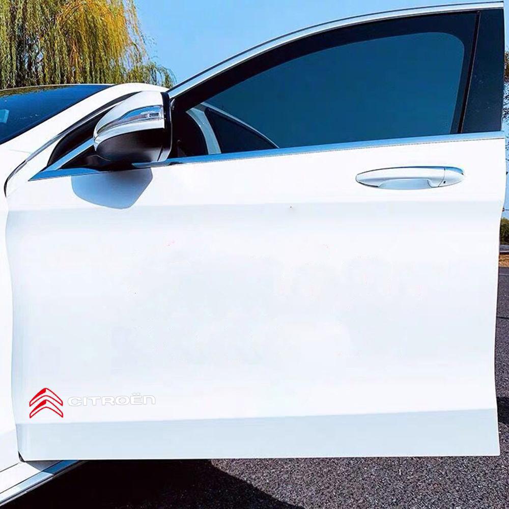 2PC Car Vinyl Sticker Body Trunk Decoration Sticker Decal Accessories For Citroen C1 C2 C3 Grand C4 Picasso C4L VTS C-ELYSEE DS